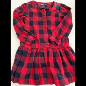 Baby Gap dress/tunic red and navy